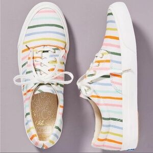 Keds x Rifle Paper Co. Anchor Happy Stripe Rainbow Casual Shoe Sneaker